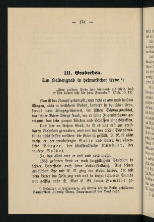 174-176, Am Heldengrab in heimatlicher Erde