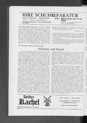 Museum und Kunst