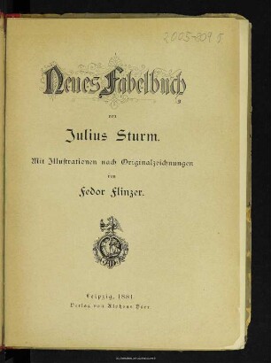 Neues Fabelbuch