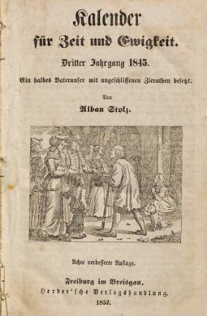 Ein halbes Vaterunser mit ungeschliffenen Zierathen besetzt