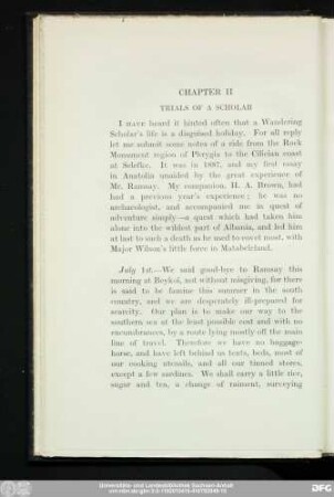 Chapter II Trials Of A Scholar
