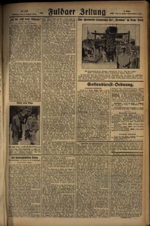 Dritte Ausgabe vom Samstag, den 03. August 1929.