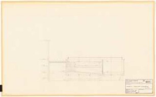 Schauspielhaus, Bochum Studiobühne: Längsschnitt 1:100