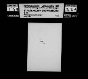Anmeldungen nicht politischer Vereine zur Eintragung in das Vereinsregister, OA Schorndorf