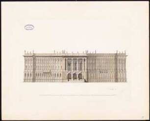 Gewerbeakademie, Berlin 2. Projekt: Eckansicht