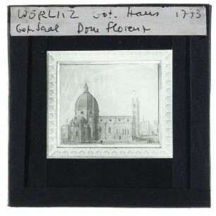Florenz, S. Maria del Fiore (Dom) : Darstellung des Florentiner Doms im Gotischen Saal des Gotischen Hauses