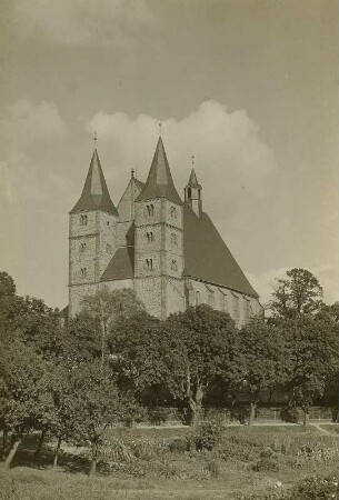 Geithain. Kirche St. Nikolai : Geithain. Evangelische Stadtkirche St. Nikolai von Nordwesten