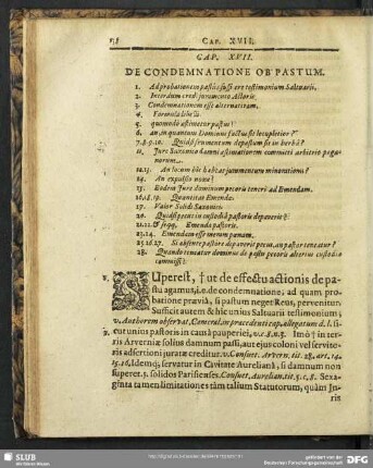 Cap. XVII. De Condemnatione Ob Pastum