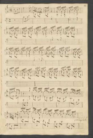 Stücke für Tasteninstrument; cemb; C-Dur