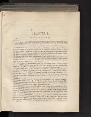 Chapter I. Personal Account.