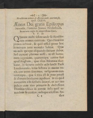 21-34, Aeneas Dei gratia Episcopus