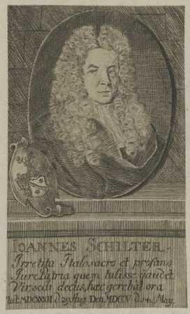 Bildnis des Ioannes Schilter