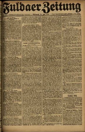 Ausgabe vom Mittwoch, den 23. Juli 1919.