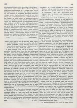 199 [Rezension] Strack, Hermann L., Grammatik des Biblisch-Aramäischen