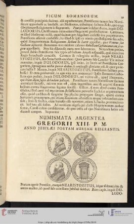 Numismata Argentea Gregorii XIII. P.M. [...]