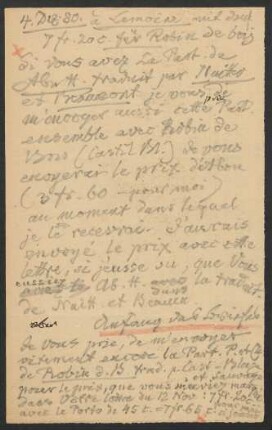 Brief an Editions Henry Lemoine : 04.12.1880