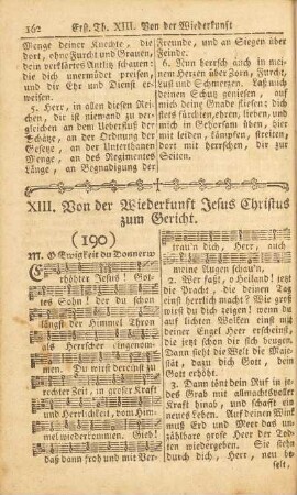 XIII. Von der Wiederkunft Jesus Christus zum Gericht