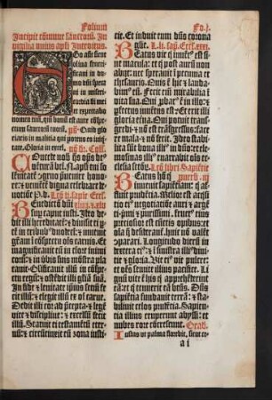 Incipit commune sanctorum.