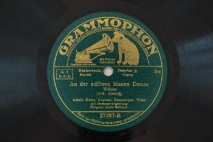 An der schönen blauen Donau : Walzer / (Joh. Strauß)