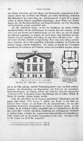 Fig. 316 u. 317. Villa Hesse
