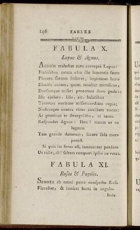 Fabula X. = Fable X. - Fabula XXIX. = Fable XXIX.
