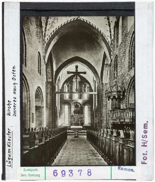 Lügumkloster: Zisterzienserkloster, Inneres gen Osten