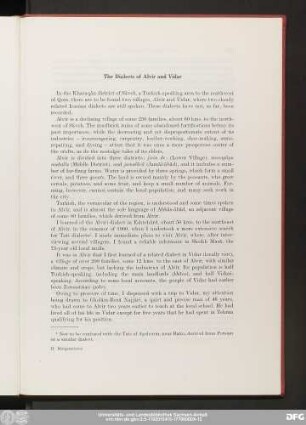The Dialects of Alvir and Vidar