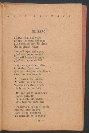 El baño