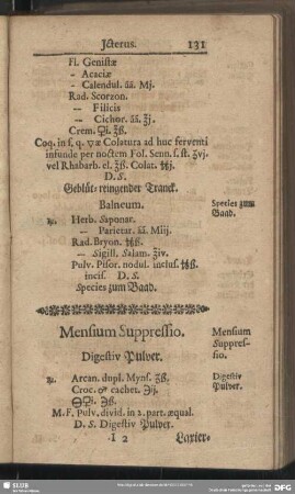 Mensium Suppressio