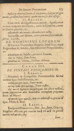 Caput III. De Syntaxi Pronominum