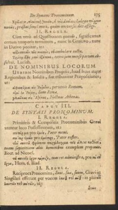 Caput III. De Syntaxi Pronominum