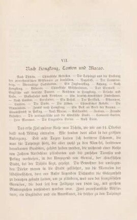 VII. Nach Hongkong, Canton und Macao
