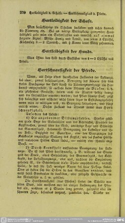 Hartleibigkeit der Schafe