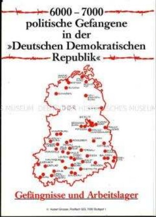 Postkarte zu politischen Gefangenen in der DDR