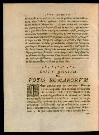 Caput Quintum De Votis Romanorum
