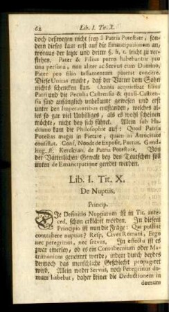 Tit. X. De Nuptiis.