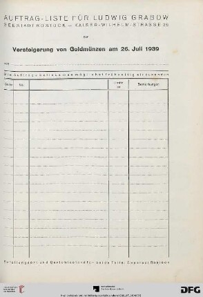 Auftrag-Liste