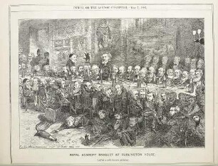 Royal Academy bamquet at Burlington House