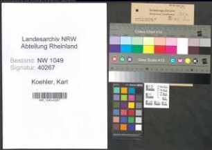 Entnazifizierung Karl Koehler , geb. 04.11.1915 (Bauunternehmer)