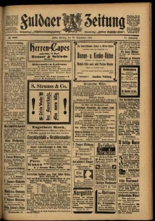 Zweite Ausgabe vom Freitag, den 30. September 1904.