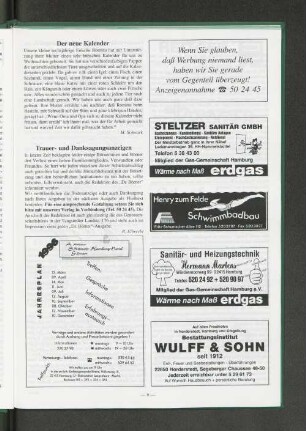 Der neue Kalender