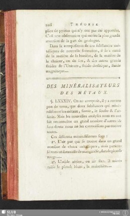 Des Minéralisateurs des Métaux