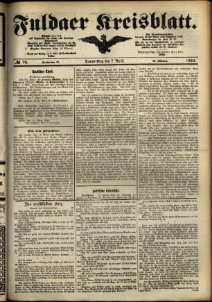 Ausgabe vom Donnerstag, den 07. April 1910.
