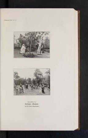 "Bühne und Welt" XVI, 6 Szenenbilder aus Hebbels "Moloch" aus dem Harzer Bergtheater