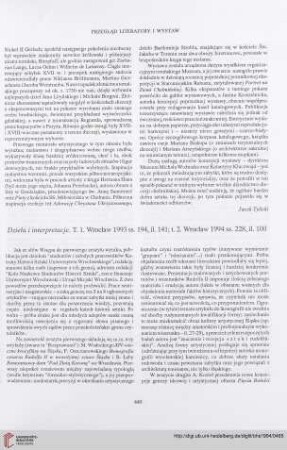 56: [Rezension von: Dzieła i interpretacje]