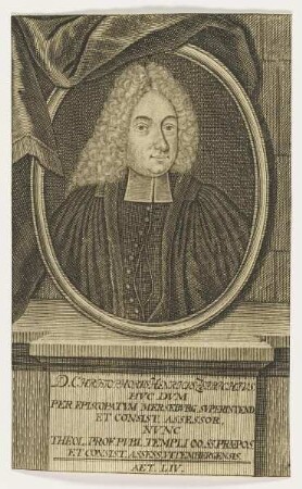 Bildnis des Christophorvs Henricvs Zeibichivs