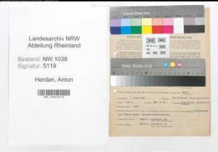 Entnazifizierung Anton Herdan , geb. 01.06.1895 (Polizeibeamter)
