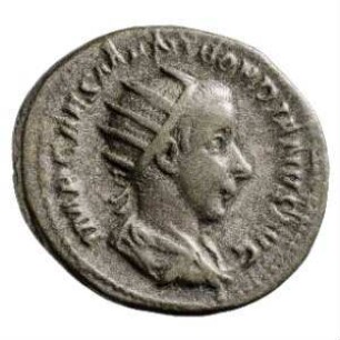 Münze, Antoninian, Januar - März? 240 n. Chr.