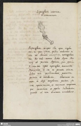 Aspergillum ueterum Romanorum.