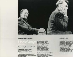 Plakat "Uncle Vanya" von Kenneth Briggs